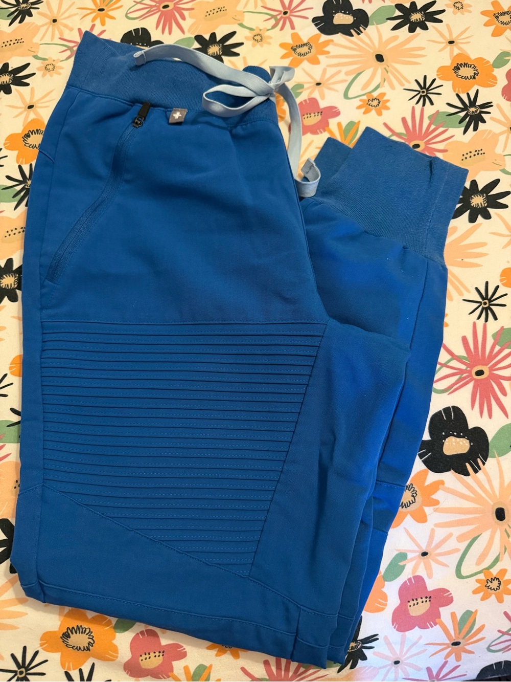 Figs Royal Blue Esteli joggers size Xs